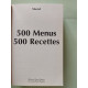 500 menus 500 recettes