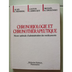 CHRONOBIOLOGIE ET CHRONOTHERAPEUTIQUE