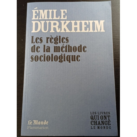 Les règles de la méthode sociologique