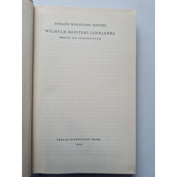 Wilhelm Meisters Lehrjahre