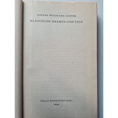 Klassiche Dramen und Epen