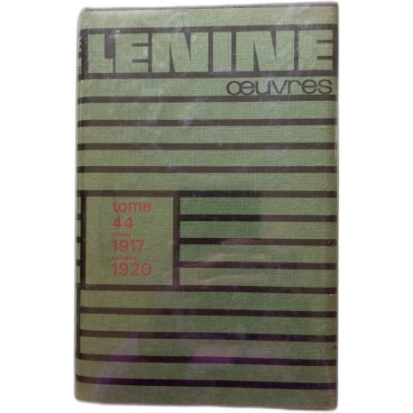 Oeuvres - Tome 44 Octubre 1917 - Novembro 1920