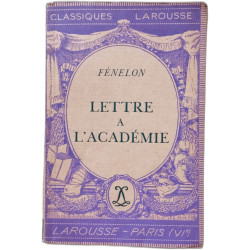 Lettre à l'académie