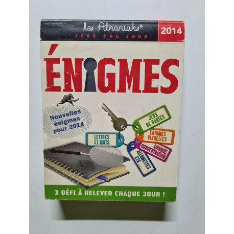 Les almaniaks jour par jour 2014 Énigmes