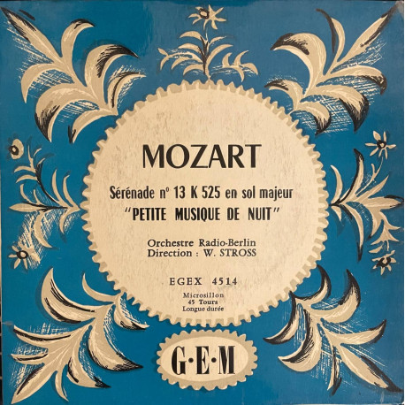 MOZART Sérénade nº 13 K 525 en sol majeur "PETITE MUSIQUE DE NUIT"