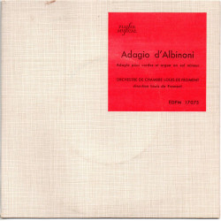 Adagio d'Albinoni - Adagio Pour Cordes Et Orgue En Sol Mineur