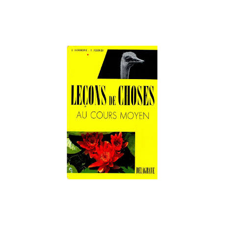 Leçons de choses au cours moyen