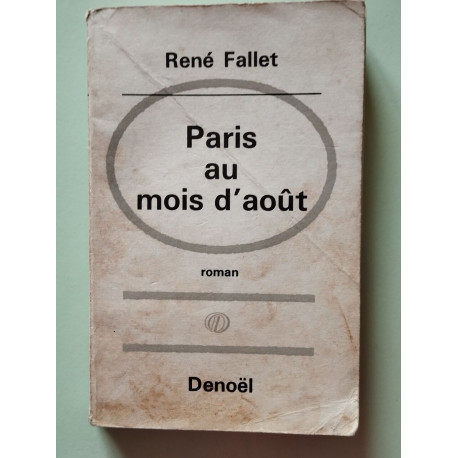 Paris au mois d'aout
