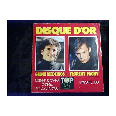 Disque d'or Glenn medeirosnothing's gonna change florent pagny...