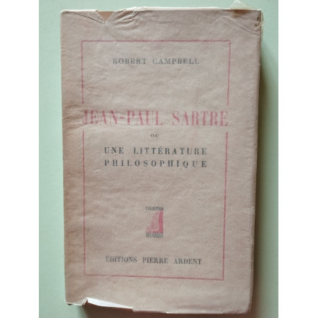 Jean-Paul Sartre ou Une littérature philosophique