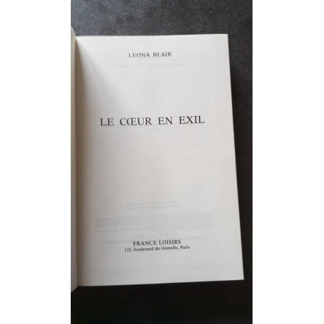 Le Coeur en exil