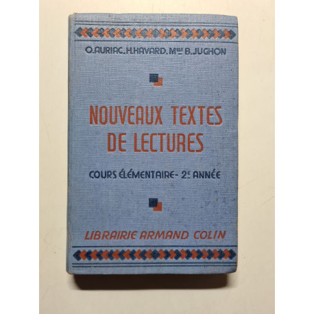 Nouveaux textes de lectures