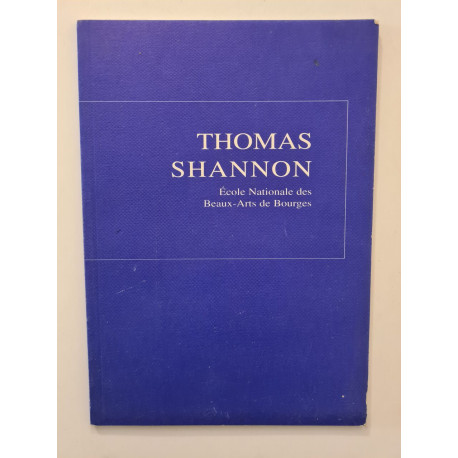 Thomas Shannon École nationale des Beaux-Arts de Bourges