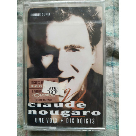 Claude Nougaro Une voix dix doigts Cassette Audio-K7 NEUVE SOUS...