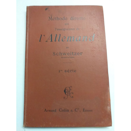 Méthode directe pour l'enseignement de l'Allemand