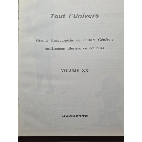 Tout l'Univers grand encyclopedie de culture generale entierement...