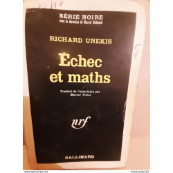 Richard unis échec et maths Gallimard