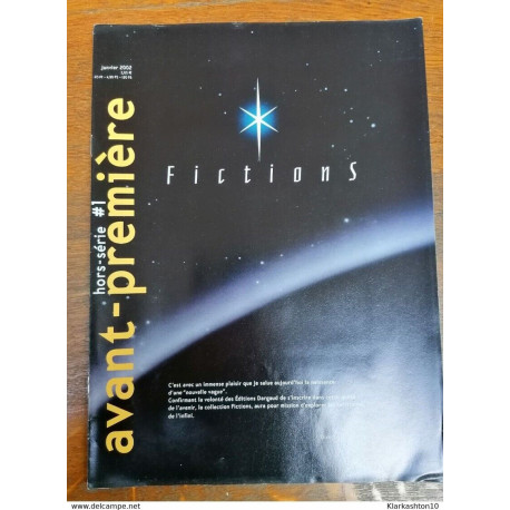 avant première Hors Série 1 Fictions janvier 2002