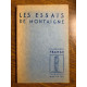 Les essais de Montaigne par Pierre Pouget hachette