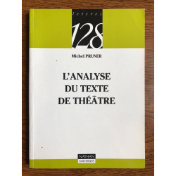 Michel pruner L'analyse du texte de théâtre nathan