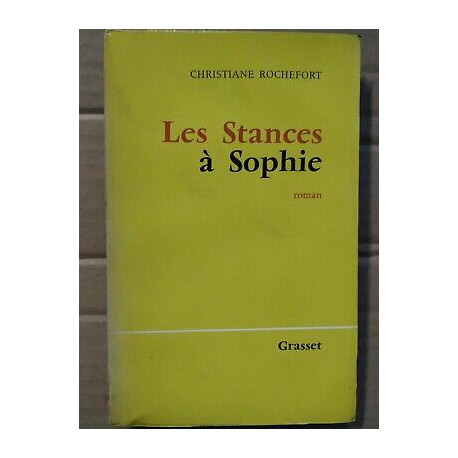 Les Stances à Sophie