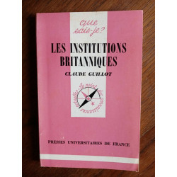 c Guillot les Institutions britanniquespresses universitaires de...