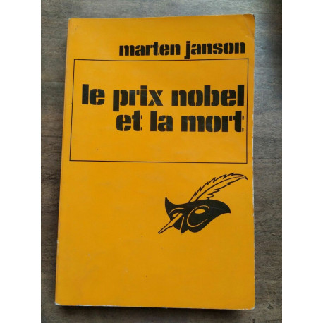 Le Prix Nobel et la mort Le masque
