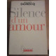 domecq Silence d'un amour zulma avec envoi de l'auteur