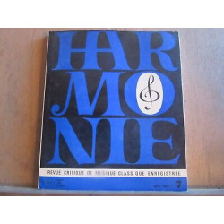 harmonie Revue critique de musique classique enregistrée n7 Mai 1965