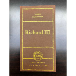 William shakespeare Richard iii Collection du répertoire