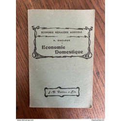 a ducloux Economie ménagère agricole Economie domestique Tome i
