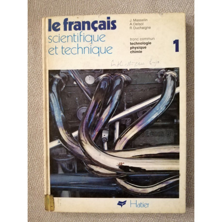 Le français scientifique et technique