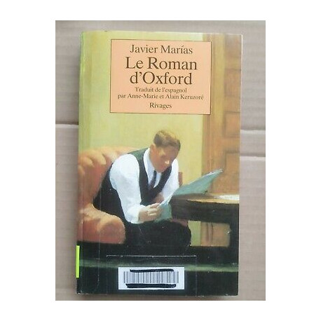 Javier Marías Roman d'Oxford rivages