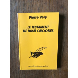 Pierre Véry LE TESTAMENT DE BASIL CROOKES