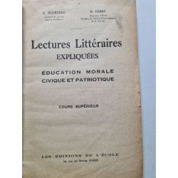 Lectures Littéraires Expliquées