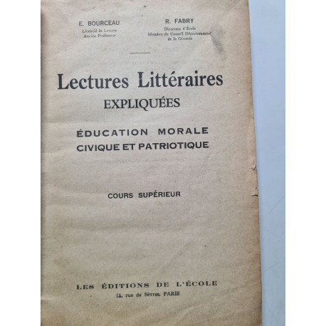 Lectures Littéraires Expliquées