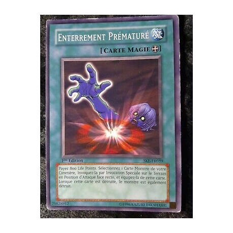 Enterrement prématuré SKE-FR039 Yu-Gi-Oh