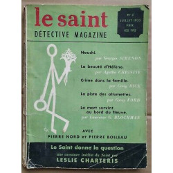 Le Saint Detective Magazine n 5 Le Saint donne la question 1955