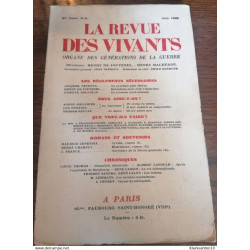 La Revue des vivants 6 2e année juin 1928