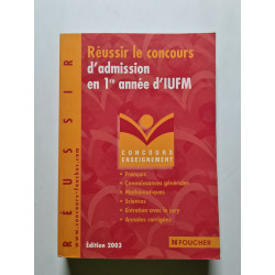 Concours Enseignement : Réussir le concours d'admission en 1ère...