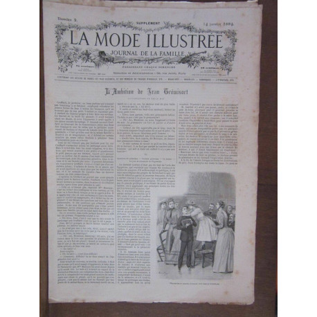 La mode illustrée journal de La famille n2 14 janvier 1894