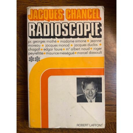 Radioscopie II Robert laffont