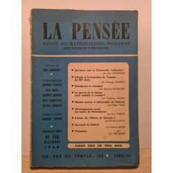 La pensée/ revue du rationalisme moderne n° 168