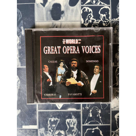 The world of Great Opera Voices - Domingo Pavarotti Callas Carreras CD