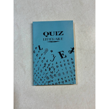 Quiz littéraire