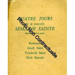 Quatre jours de la nouvelle semaine sainte