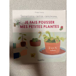 Terrariums cactus carnivores... Je fais pousser mes petites plantes