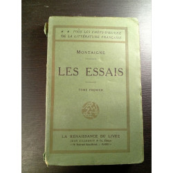 Les Essais tome premier