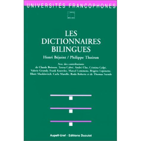 Les dictionnaires bilingues