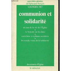 Communion et solidarité : six ans de la vie de l'eglise le synode...
